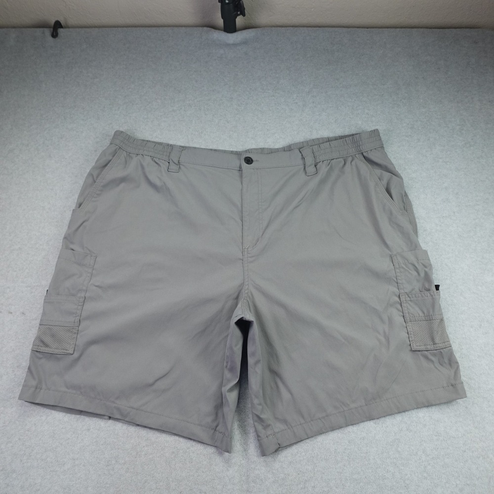 Magellan Shorts Mens 3XL Gray Fish Gear Cargo Water Repellent Outdoor